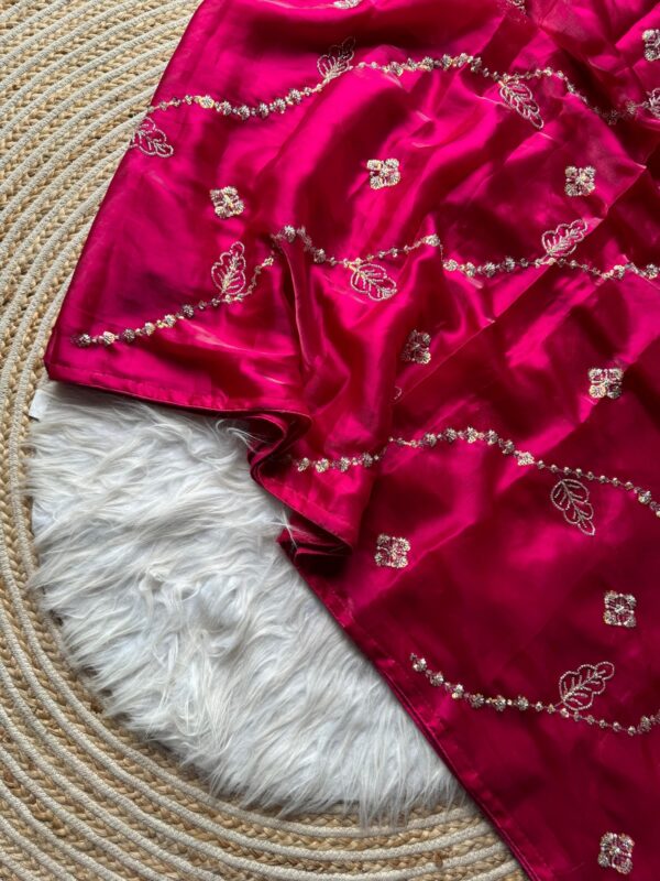 Jimmy choo with handwork saree-A109 - Image 2