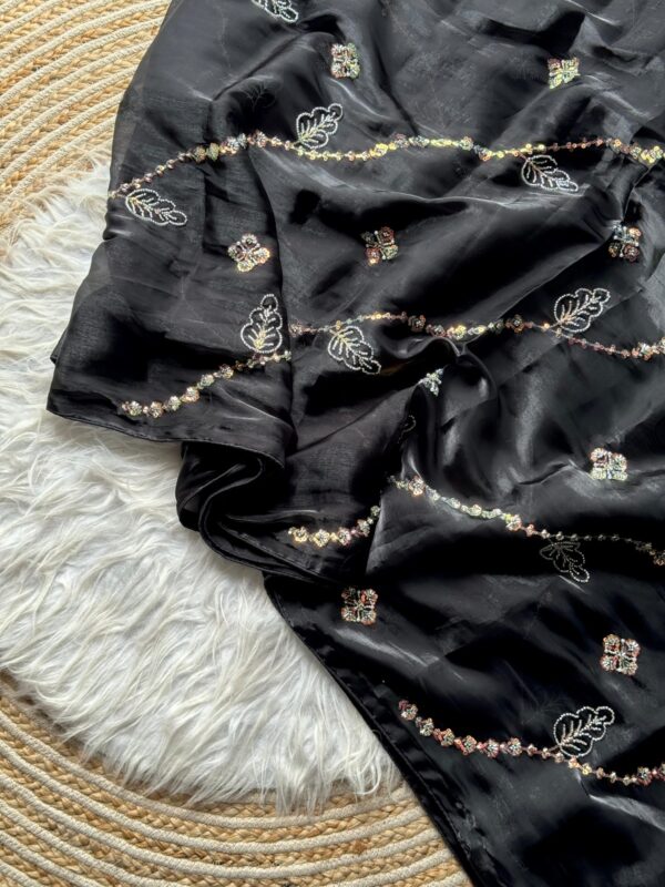 Jimmy choo with handwork saree-A109 - Image 3