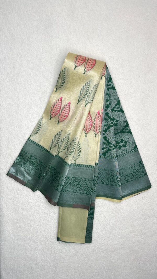 Art Silk light yellow Green- OTH114