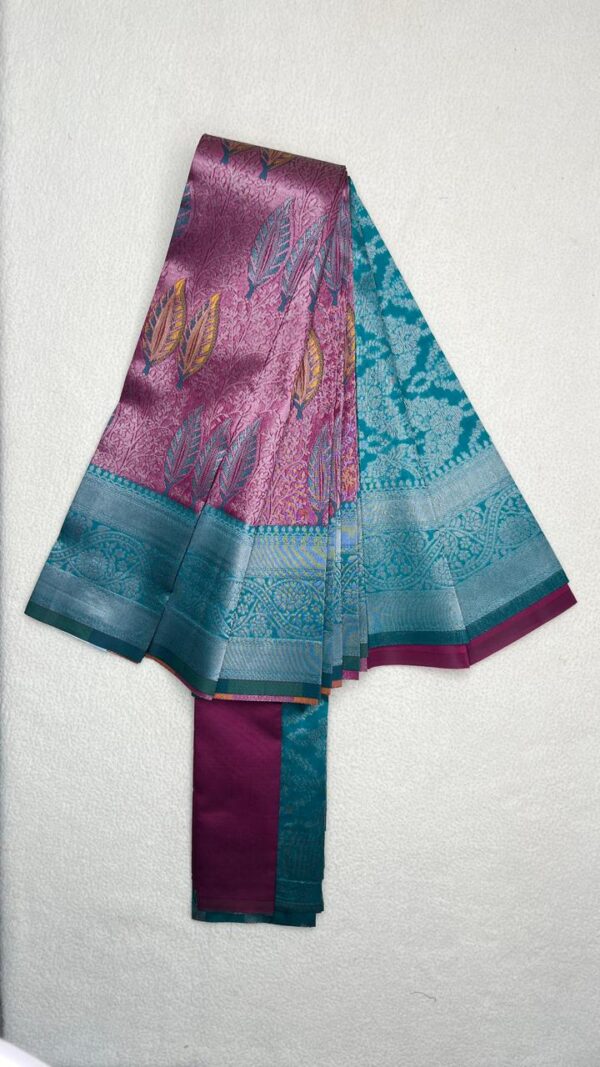 Art Silk Pink Blue- OTH115
