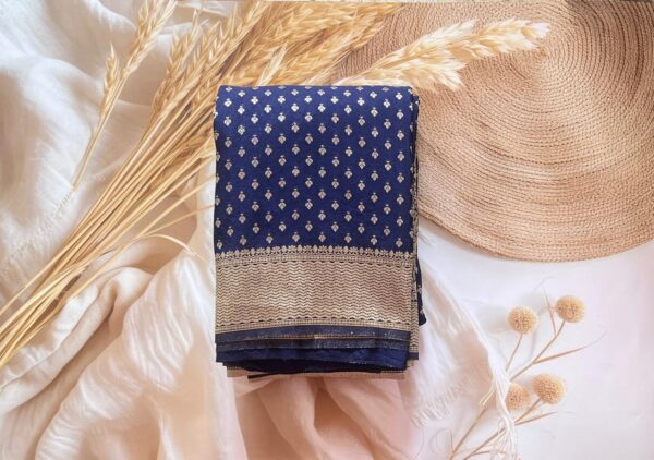 Georgette Saree-Navya Blue-GR109
