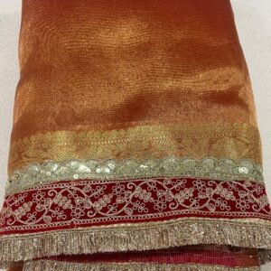 Rashmika Saree with Rich border and Pallu - ASGS01007 - 50% OFF
