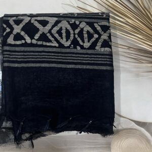 Linen Cotton Saree -ASAN030092
