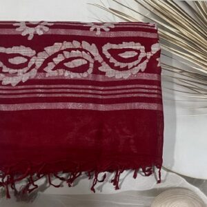 Linen Cotton Saree -ASAN030092