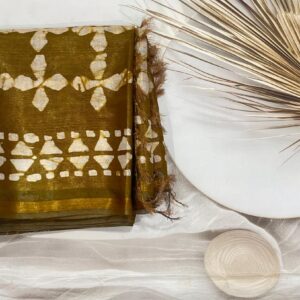 Tissue Batik Silk Saree (ASAN030091)