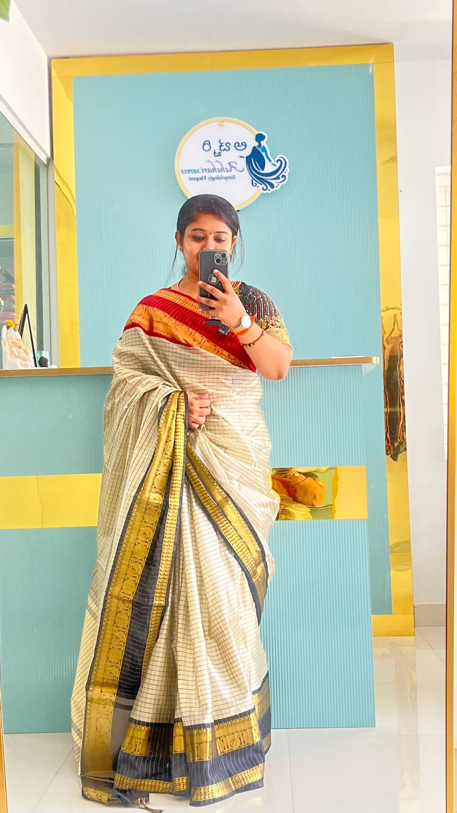 Semi Dola Silk Saree - ASET150236