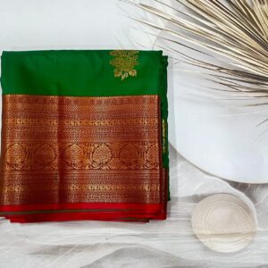 Soft silk (Green Red)- AS0133