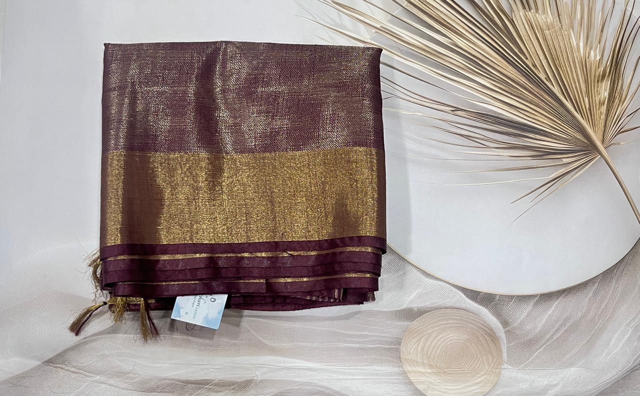 Tissue Soft silk - (maroon) - AS0097