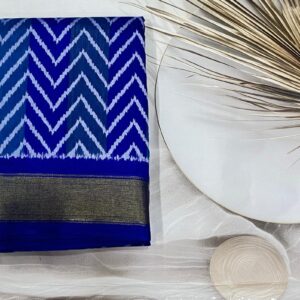 Cotton Silk saree (Royal Blue)- AS0267