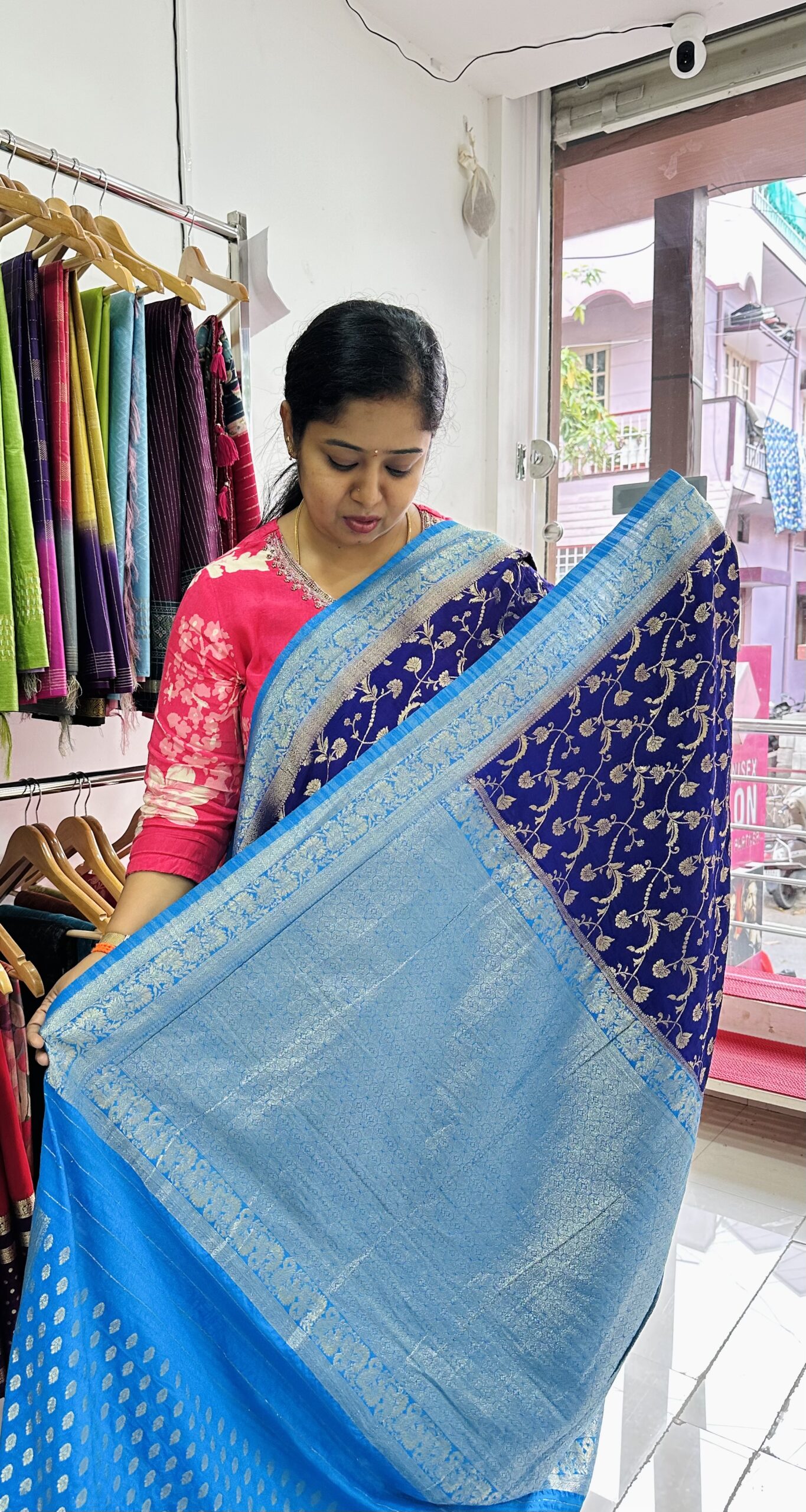 Bananas Georgette ( Blue) - AS0258 - Image 2