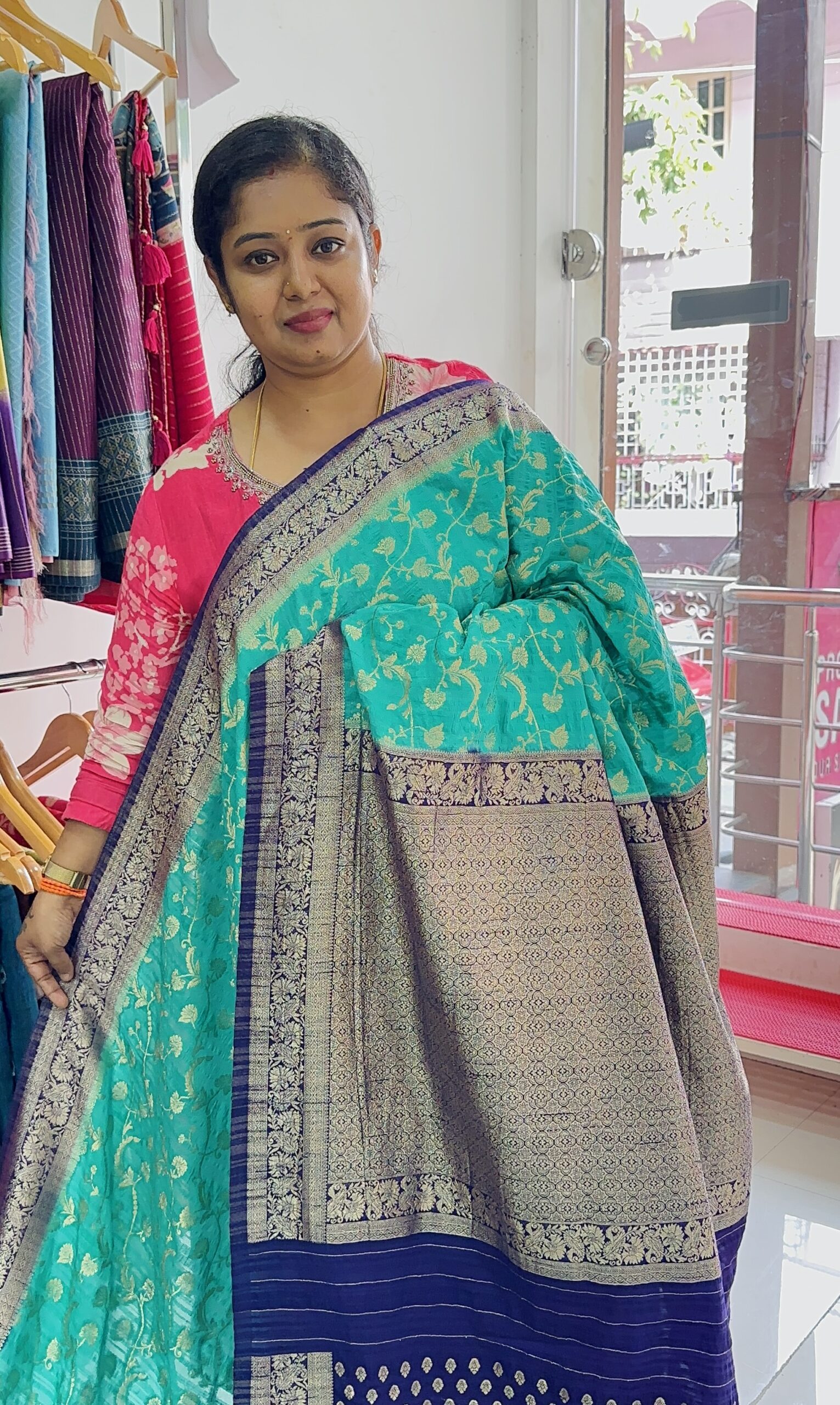 Bananas Georgette ( Green) - AS0258 - Image 2