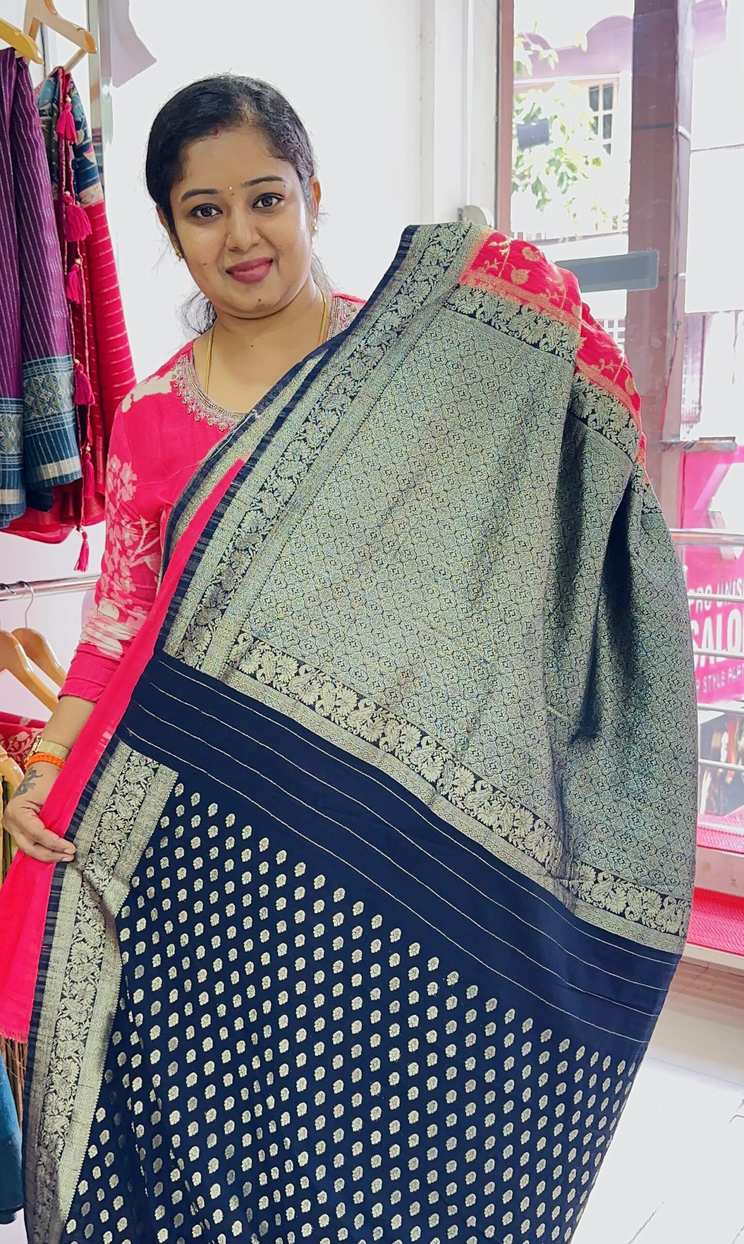 Bananas Georgette ( Pink) - AS0258 - Image 2